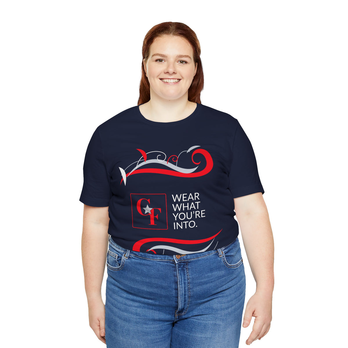 CF Originals "Wear What You're Into" Flowing Twist Tee