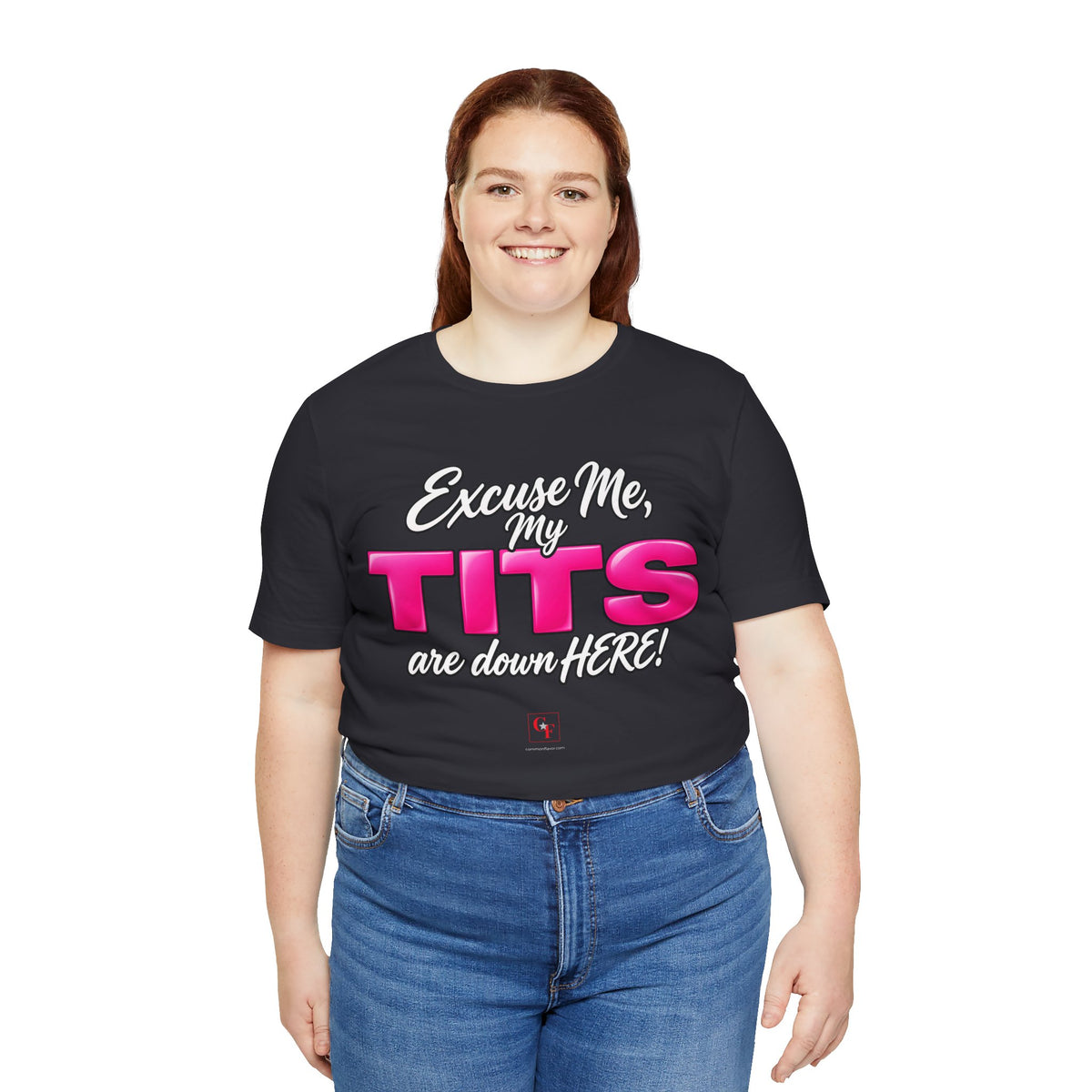 My Tits Are Down Here Tee