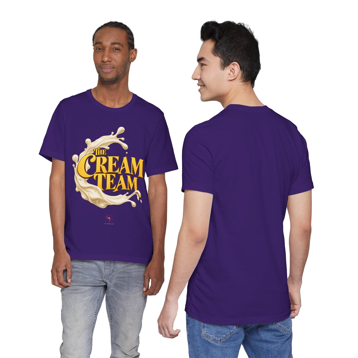 Cream Team Splash Tee