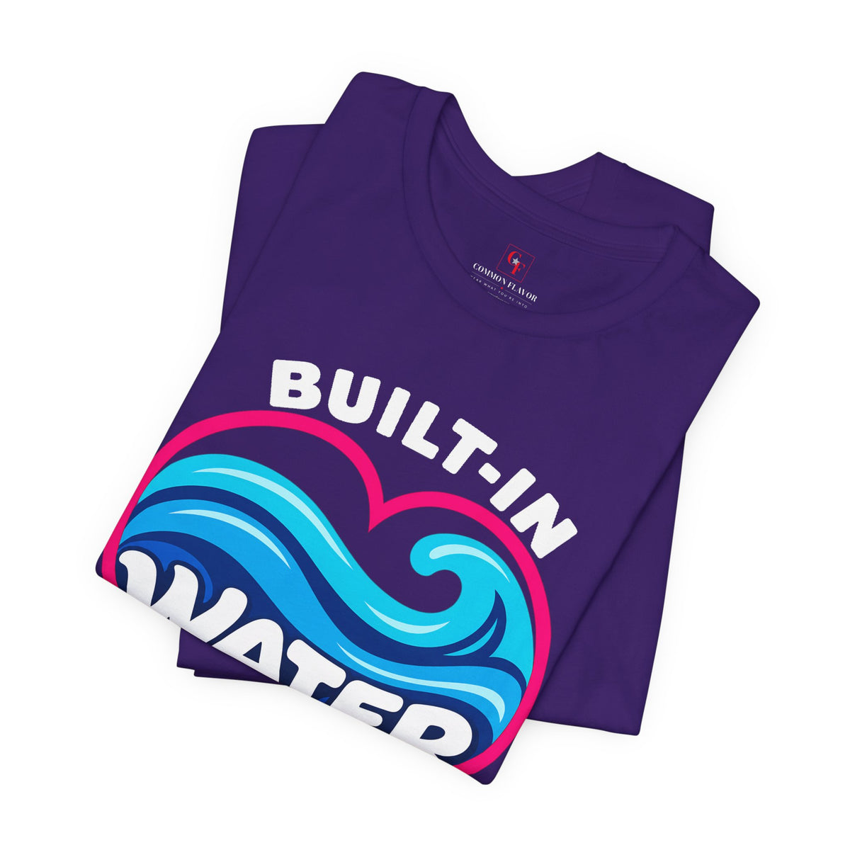 Built-In Water Park Heart Waves Tee