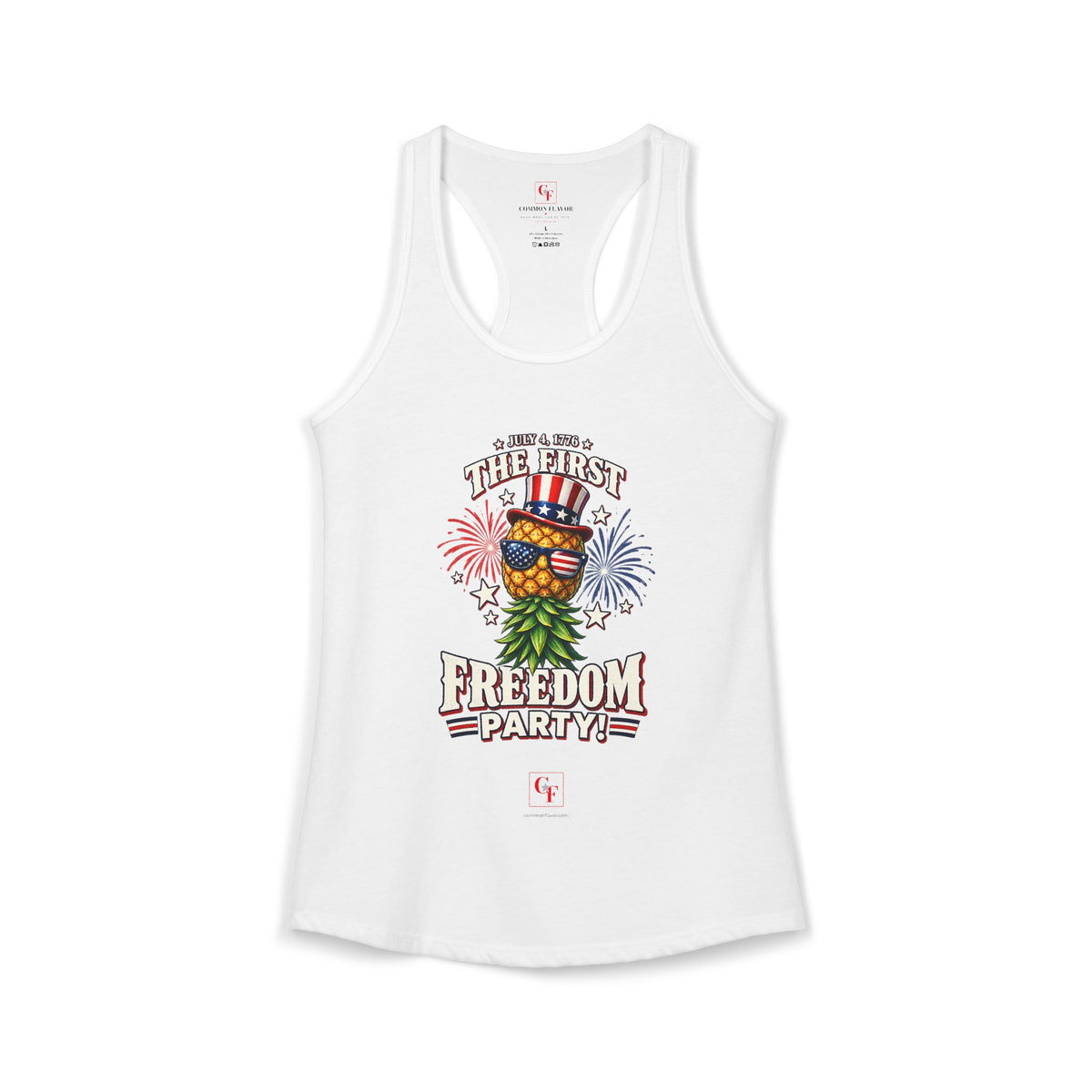 First Freedom Party Racerback Tank