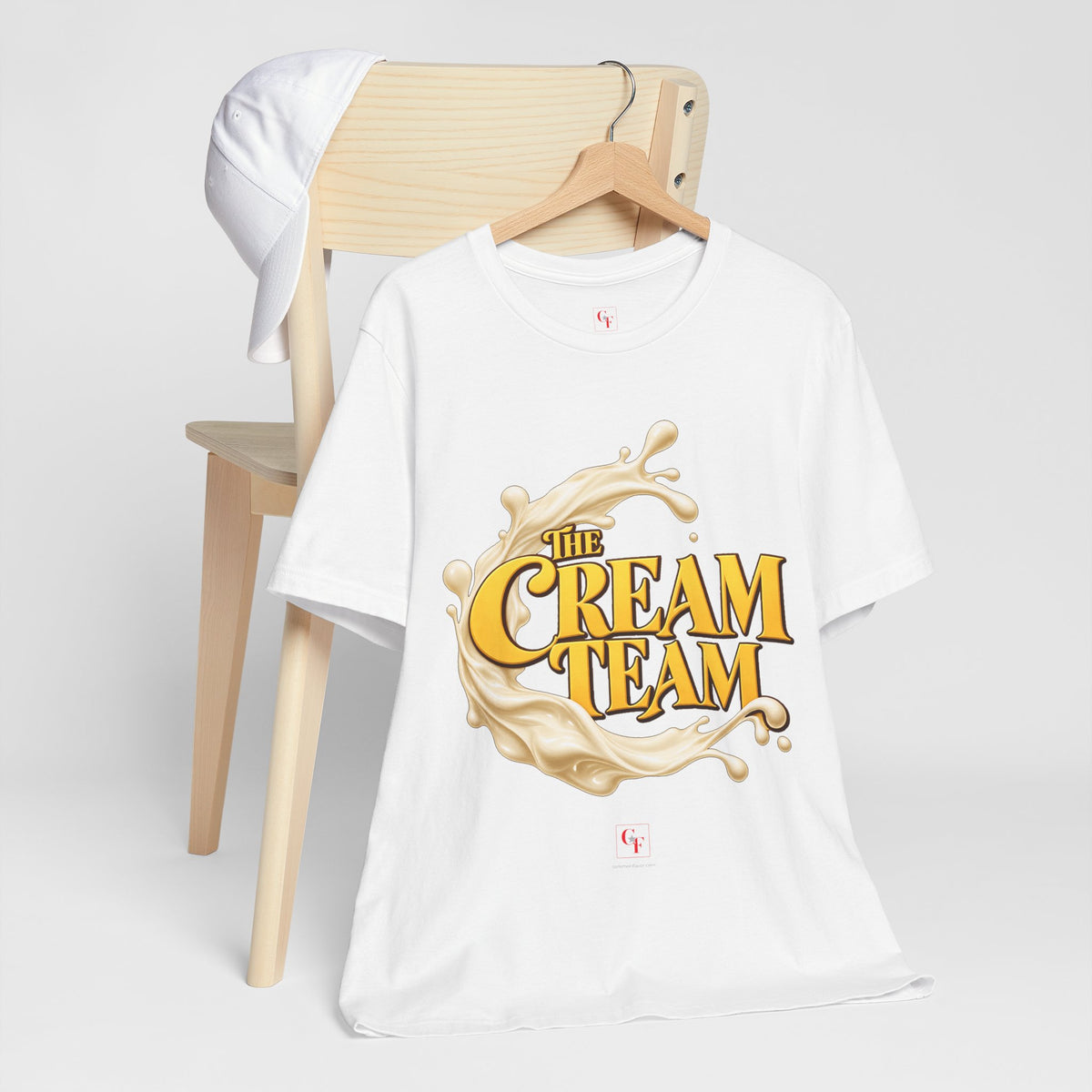 Cream Team Splash Tee