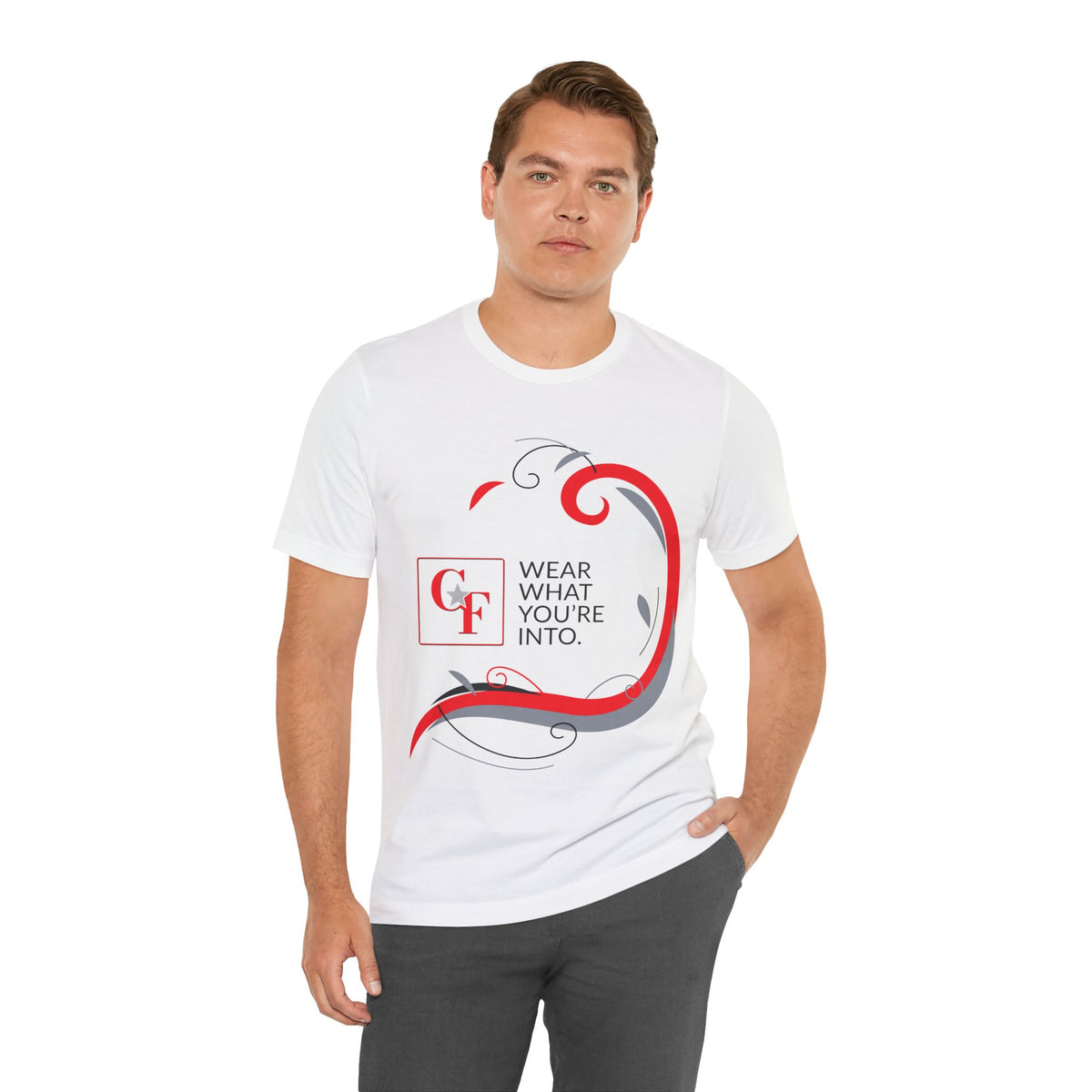 CF Originals "Wear What You're Into" Side Sweep Tee