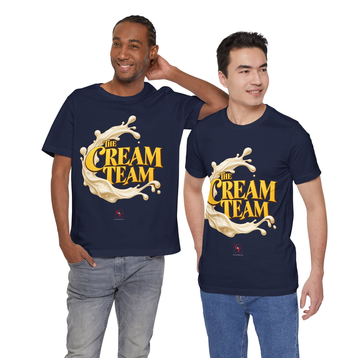 Cream Team Splash Tee