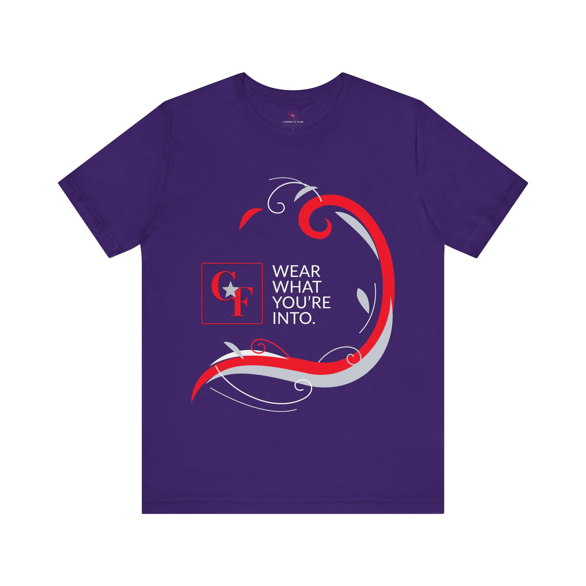 CF Originals "Wear What You're Into" Side Sweep Tee