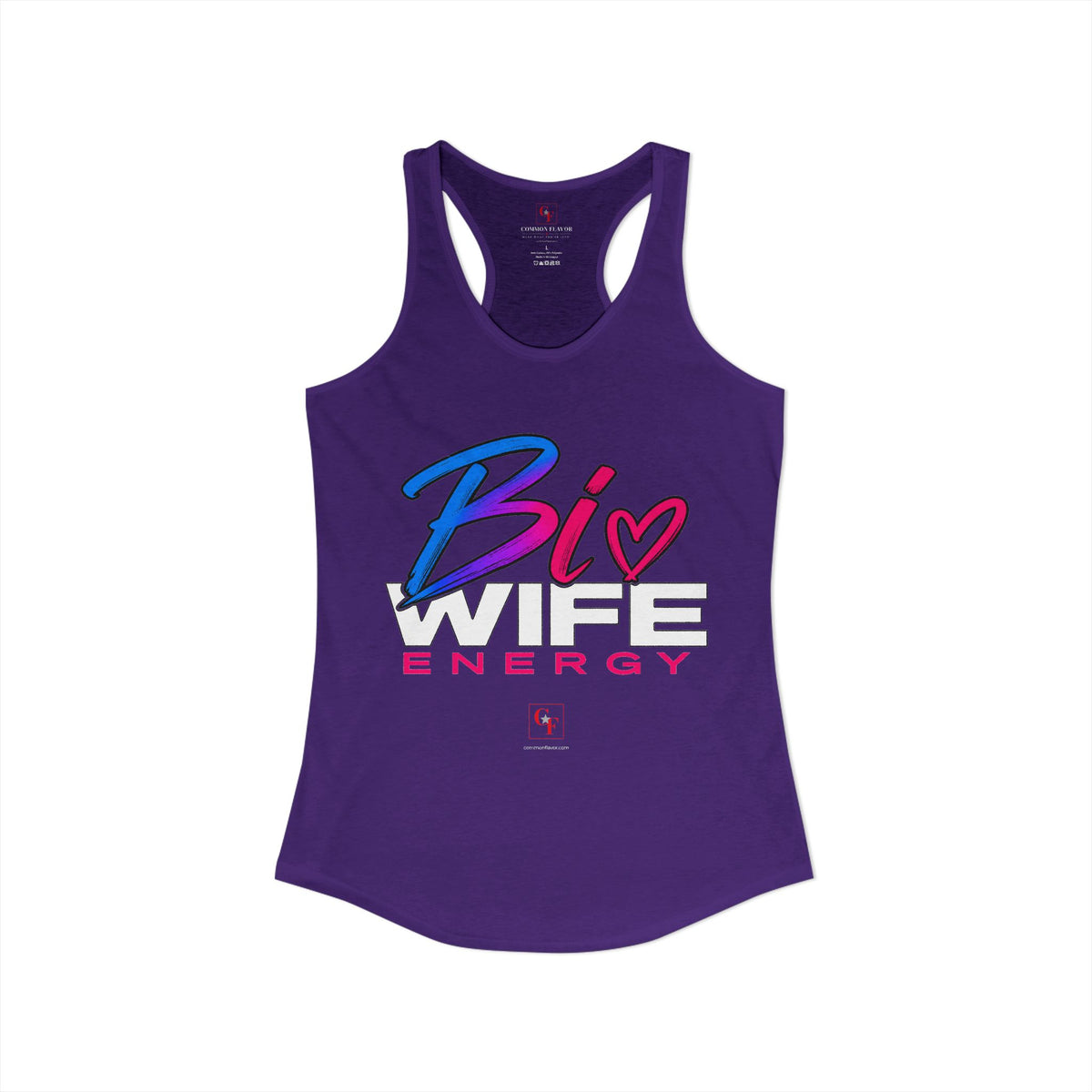Bi Wife Energy Racerback Tank