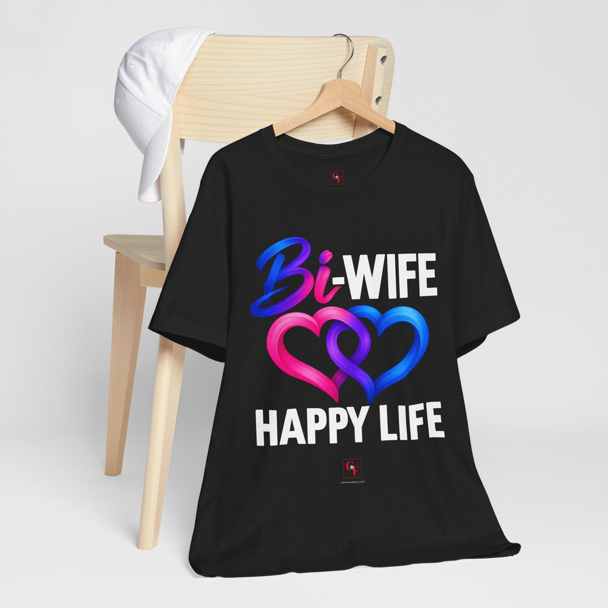 Bi Wife Happy Life Tee