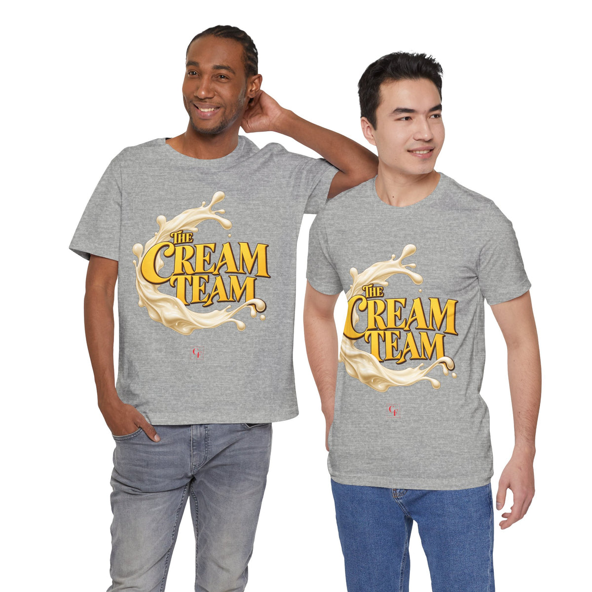 Cream Team Splash Tee