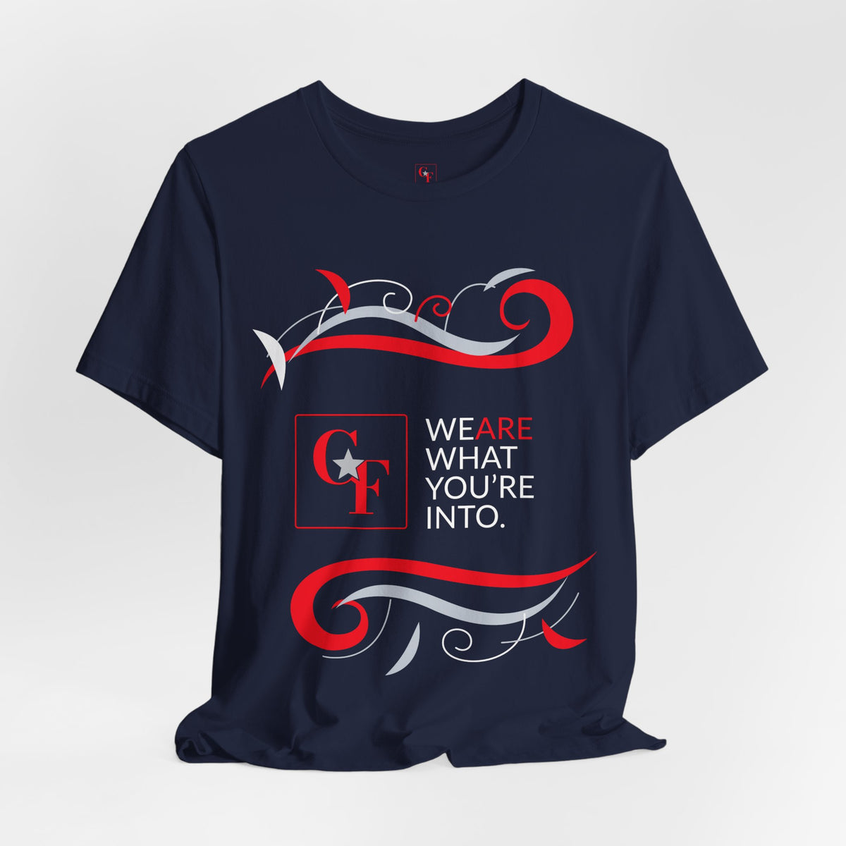 CF Originals "We Are What You're Into" Flowing Twist Tee