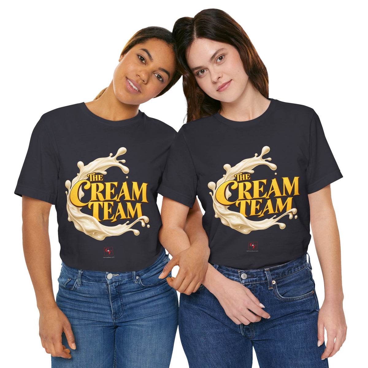 Cream Team Splash Tee