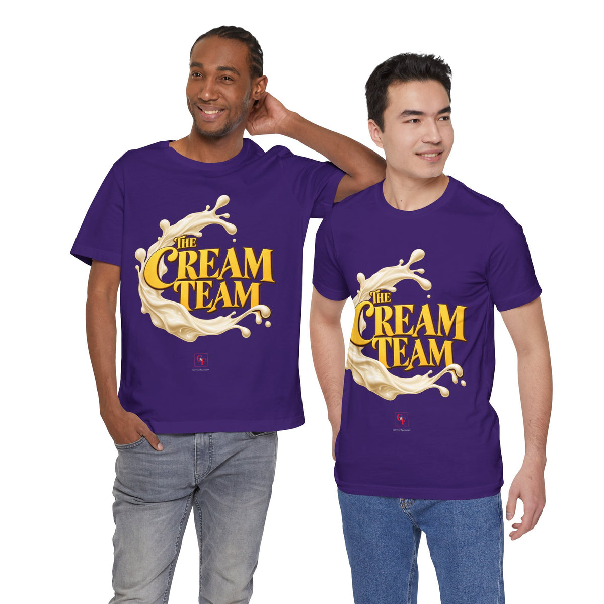 Cream Team Splash Tee