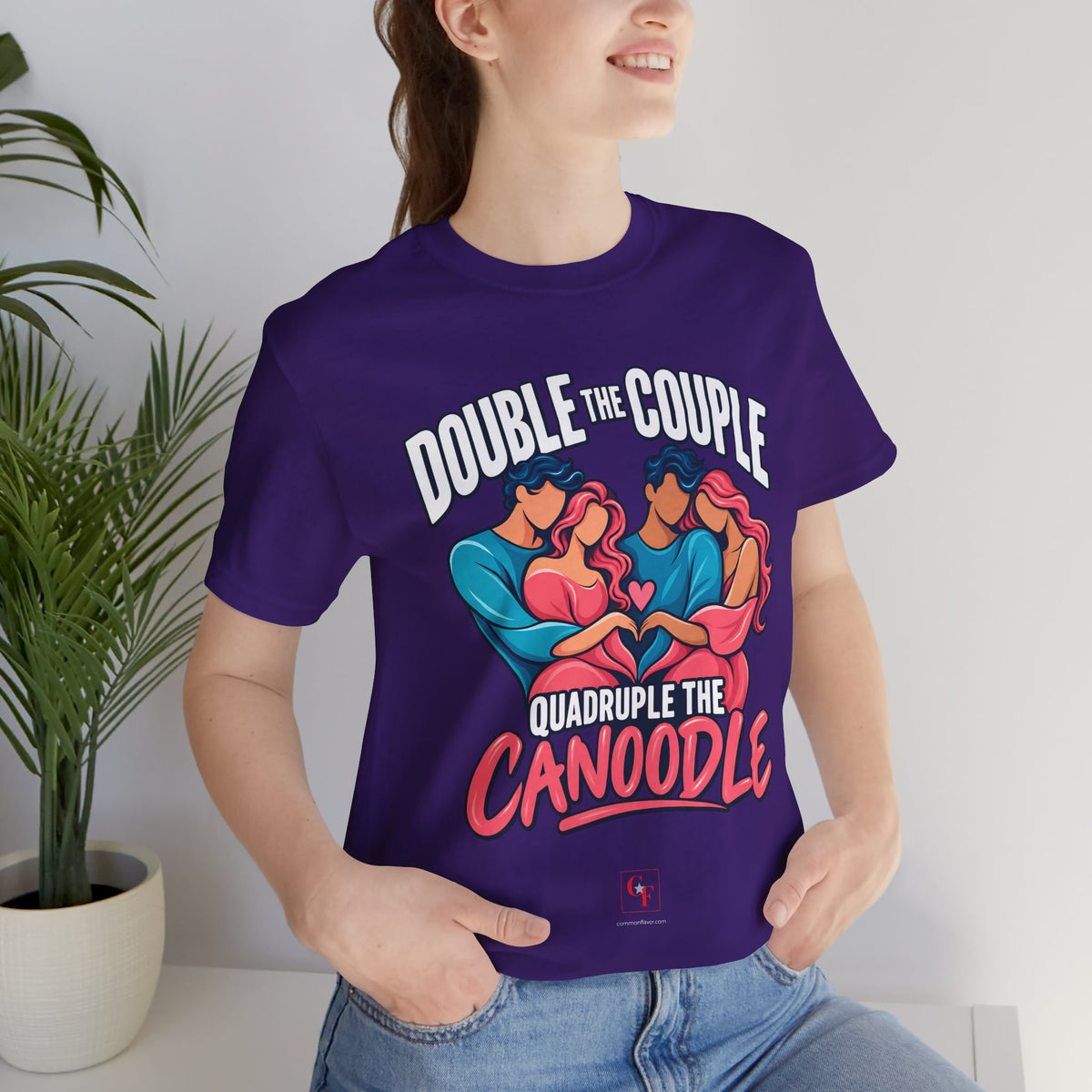 Double Couple Quad Canoodle Tee