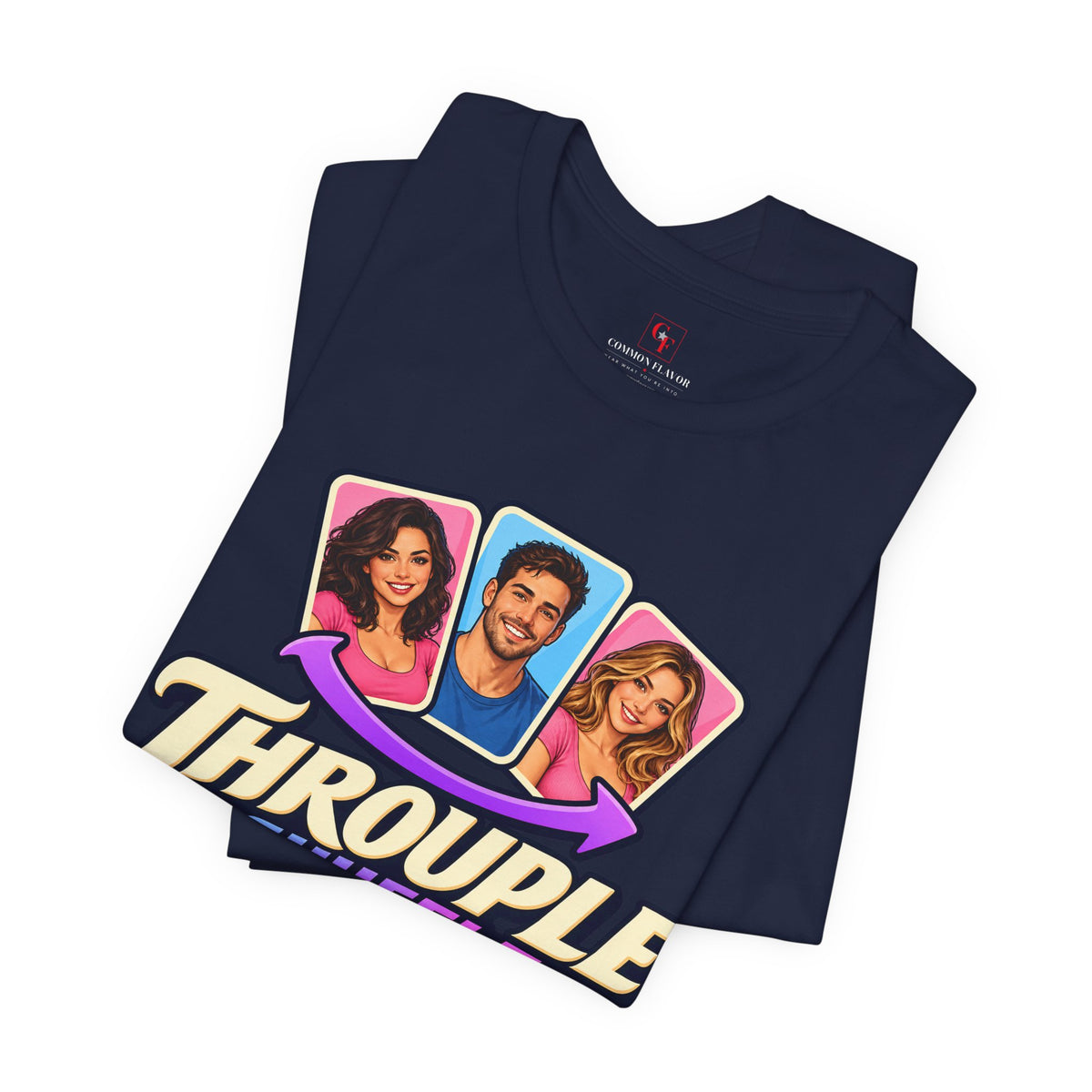 Throuple Shuffle Variation Tee