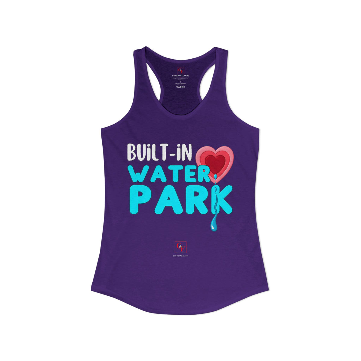 Built-In Water Park Original Depth Racerback Tank