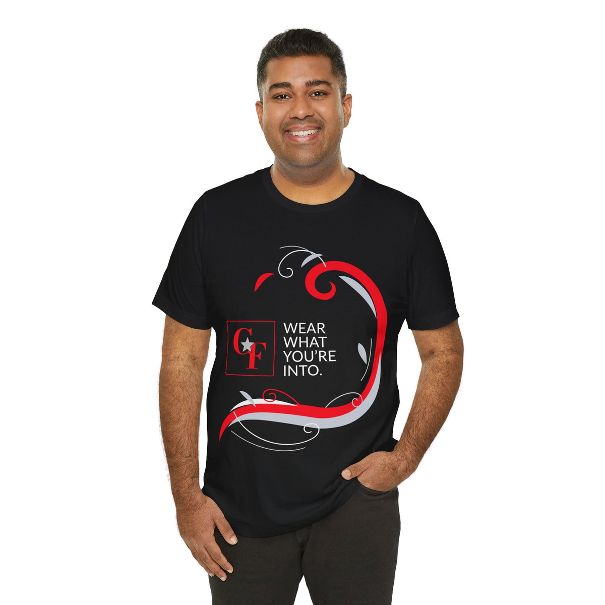 CF Originals "Wear What You're Into" Side Sweep Tee
