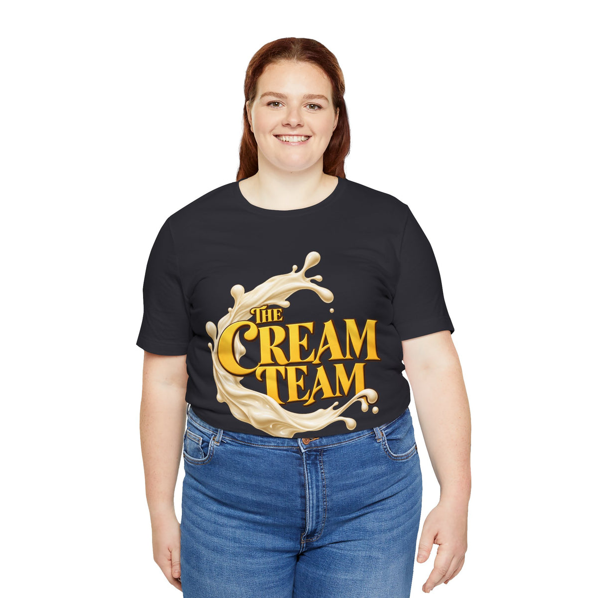 Cream Team Splash Tee