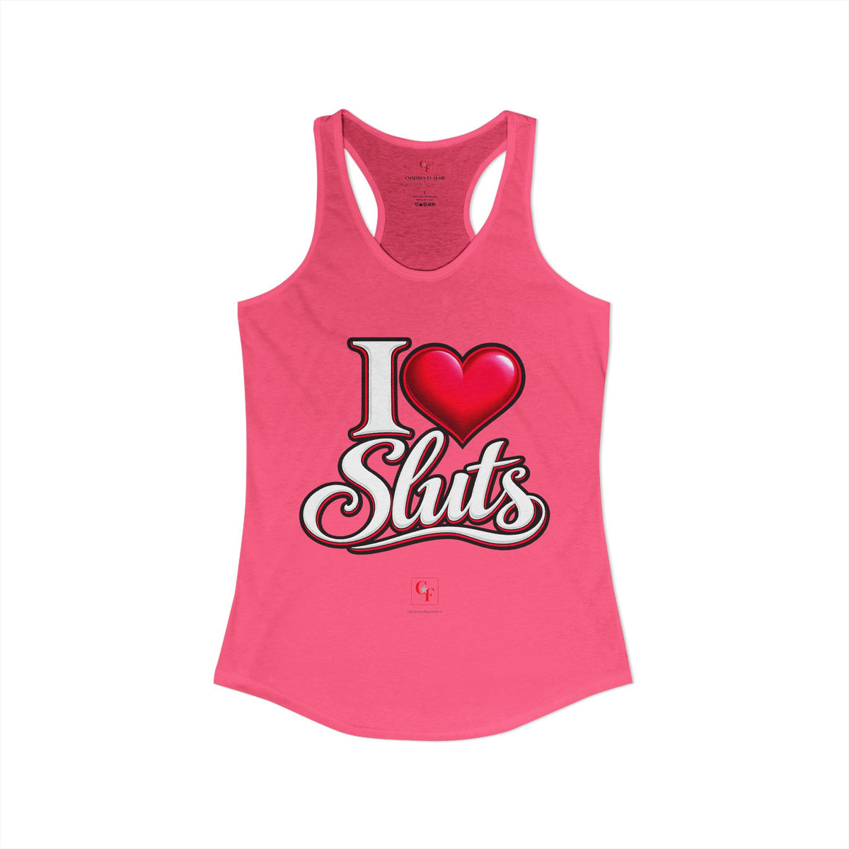 I Heart Sluts Racerback Tank