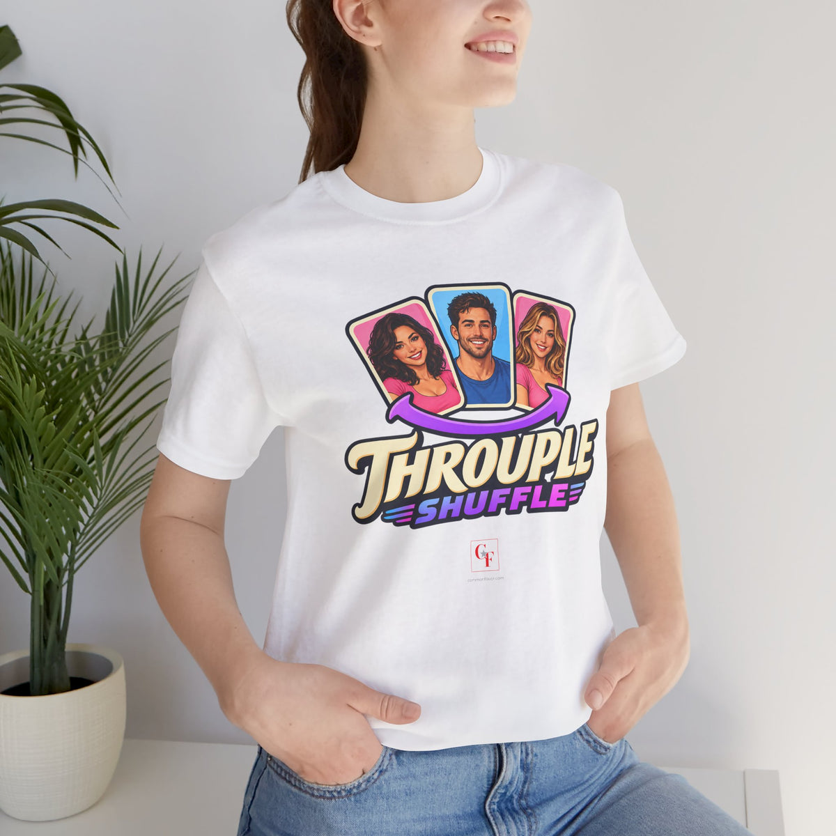 Throuple Shuffle Variation Tee