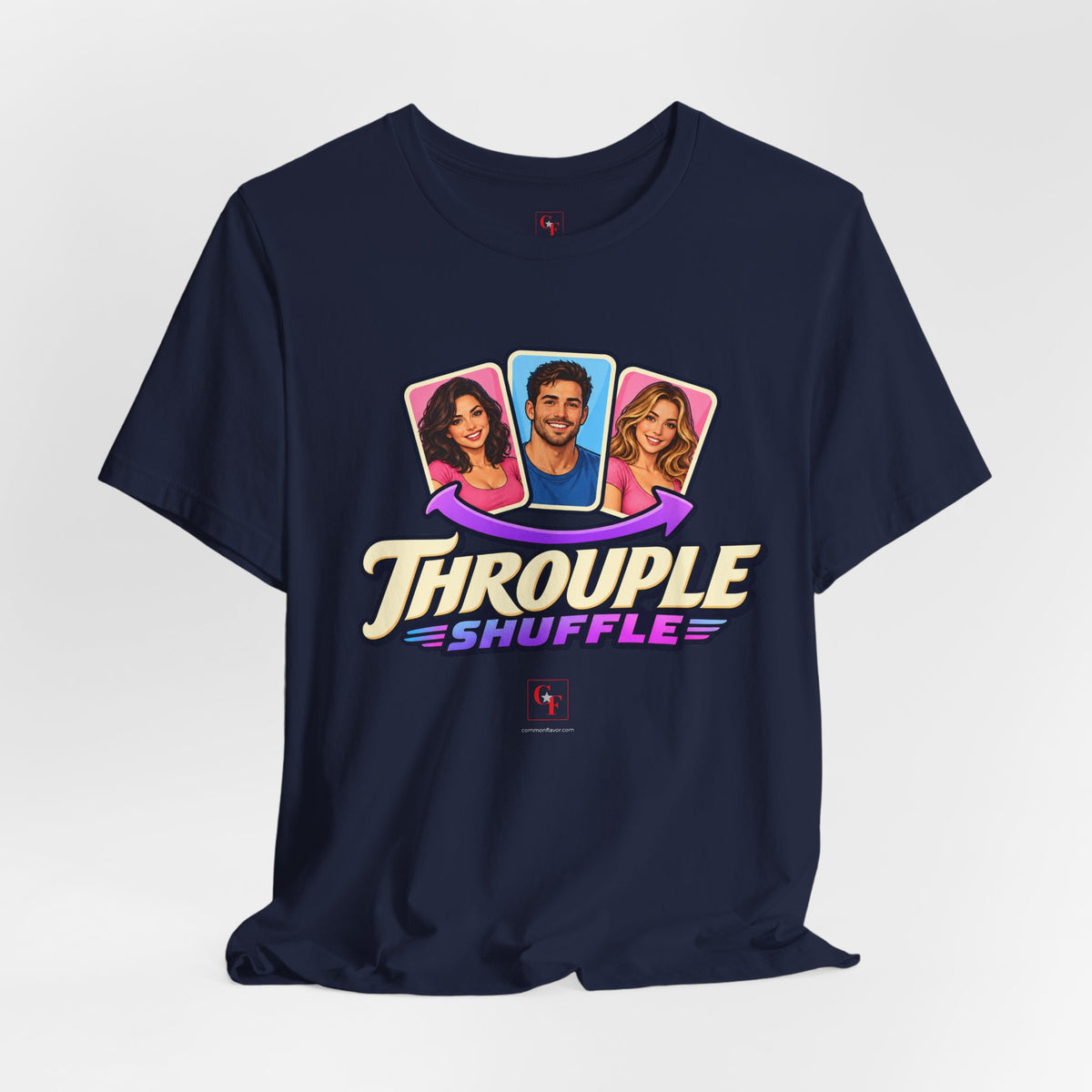 Throuple Shuffle Variation Tee