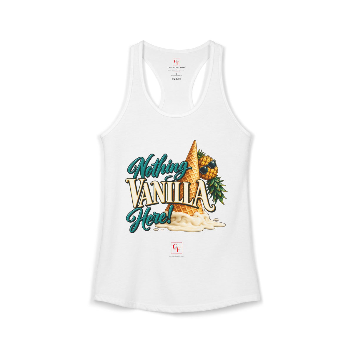 Nothing Vanilla Here Racerback Tank