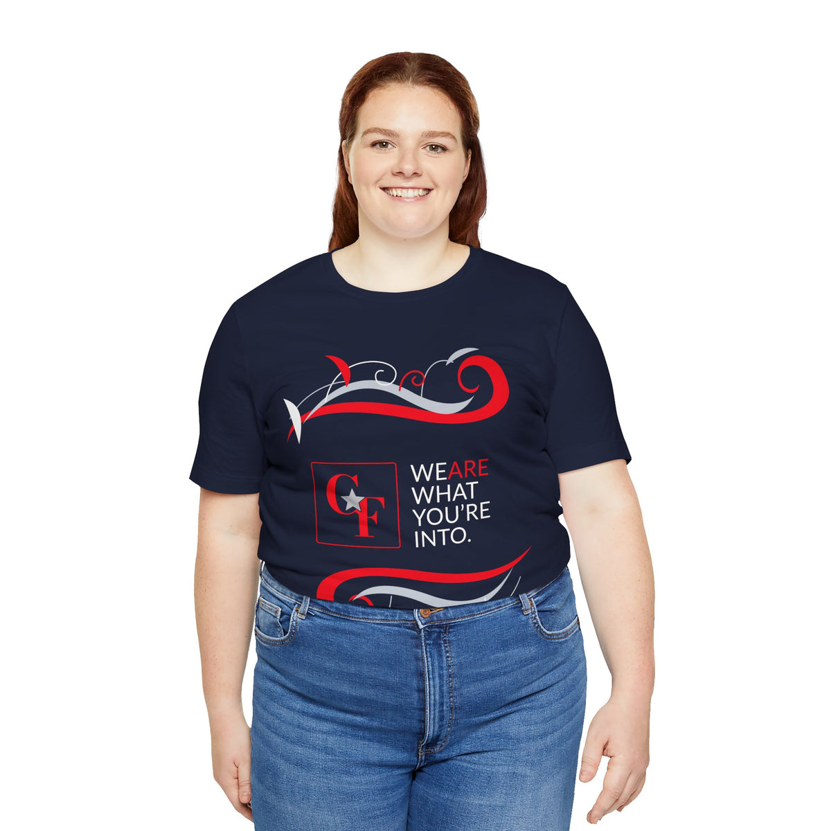 CF Originals "We Are What You're Into" Flowing Twist Tee