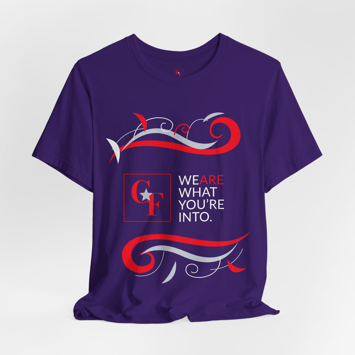 CF Originals "We Are What You're Into" Flowing Twist Tee