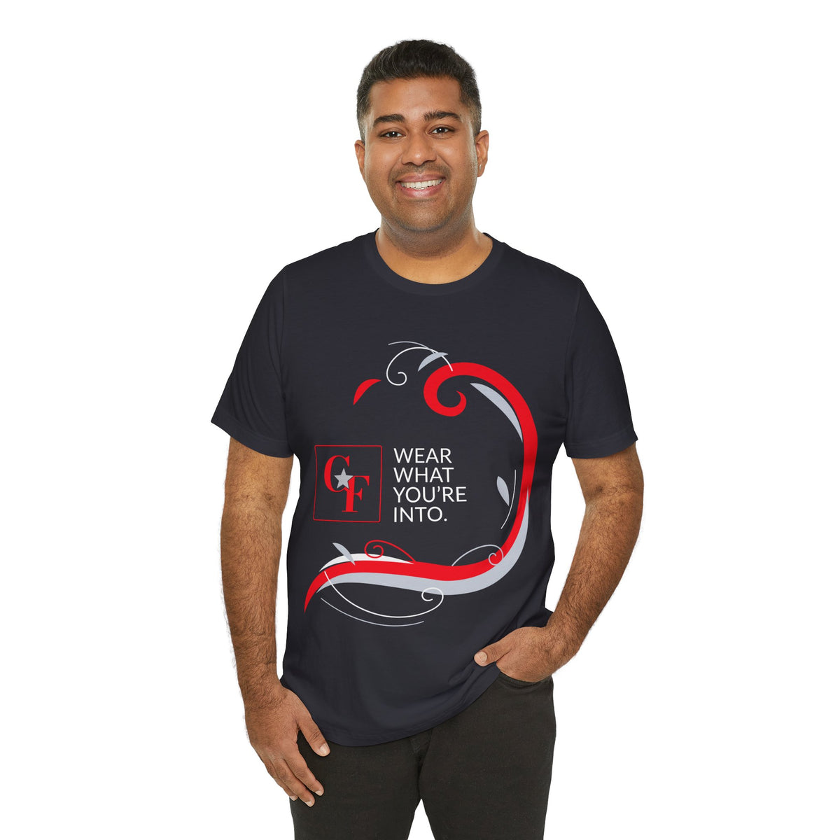 CF Originals "Wear What You're Into" Side Sweep Tee