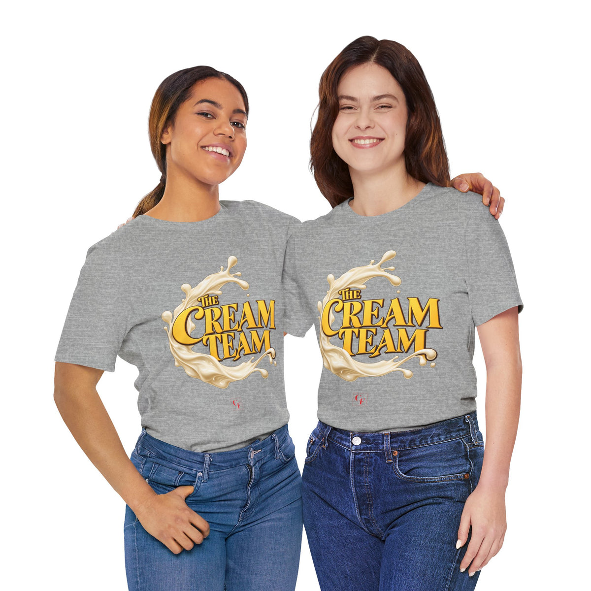 Cream Team Splash Tee