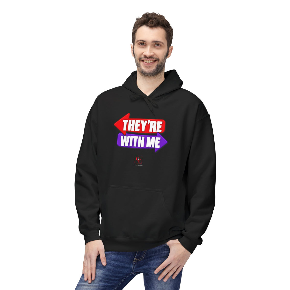 They're With Me Hoodie
