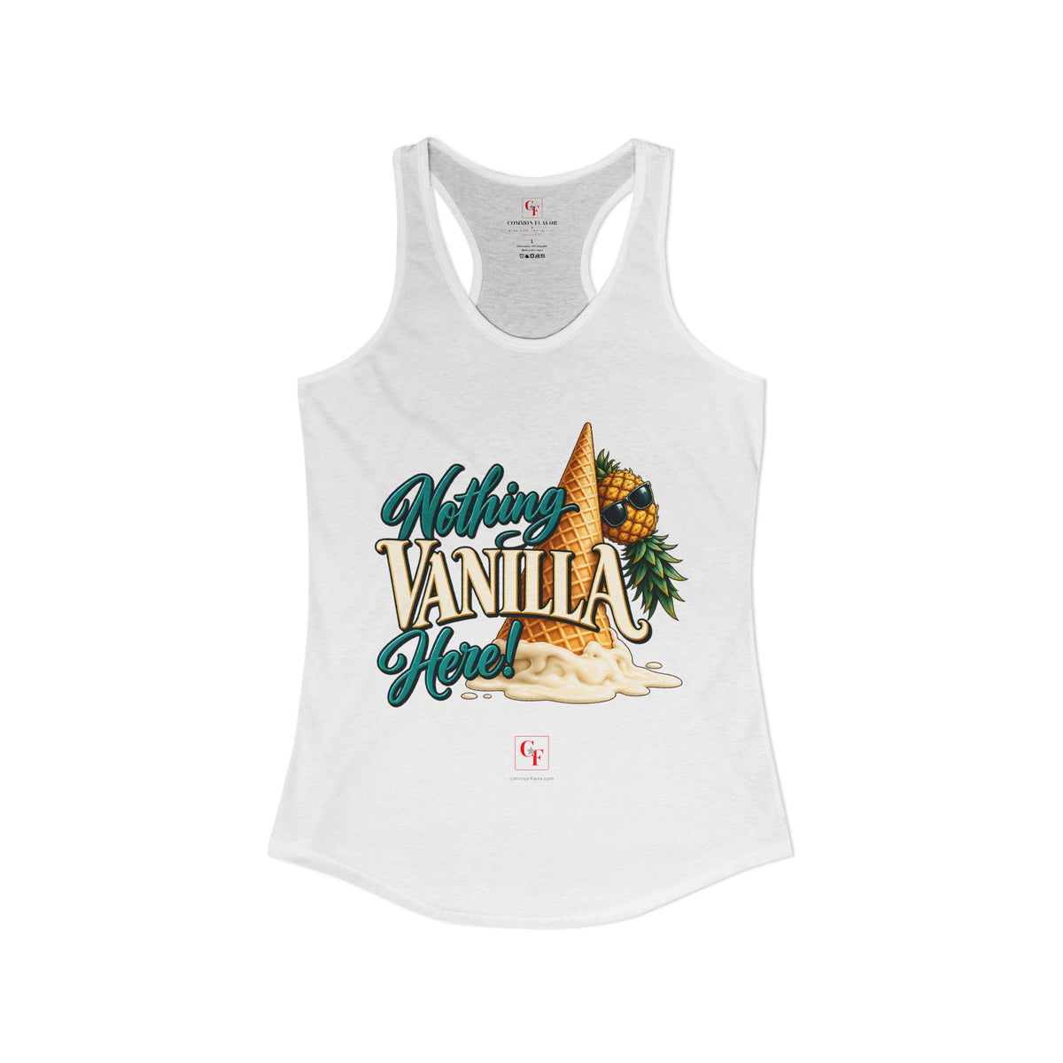 Nothing Vanilla Here Racerback Tank