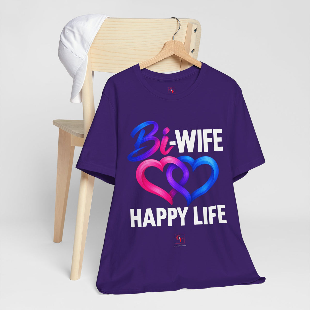 Bi Wife Happy Life Tee