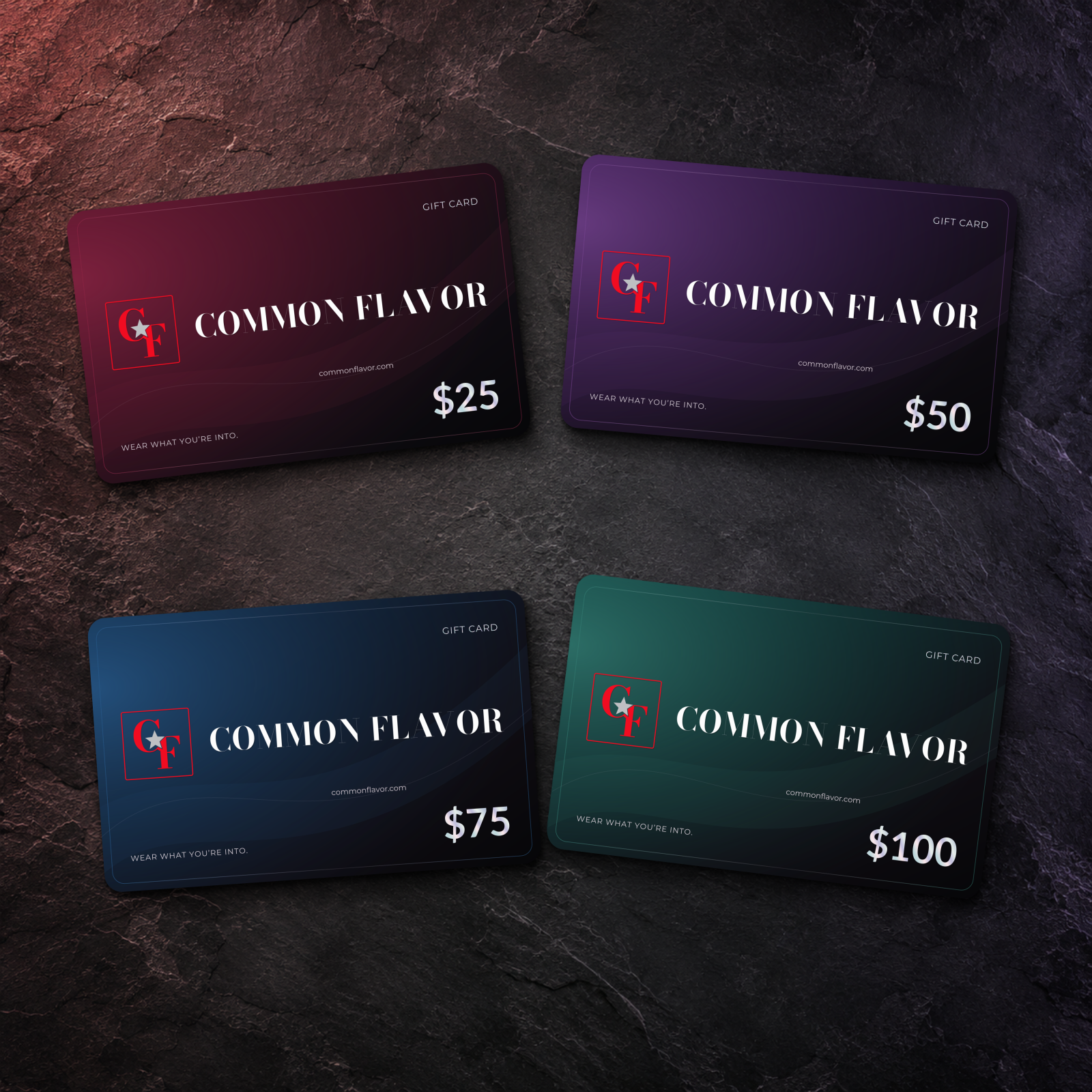 Common Flavor gift cards